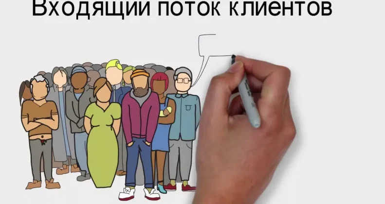Картинка с людьми в магазине