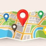 Карта с метками